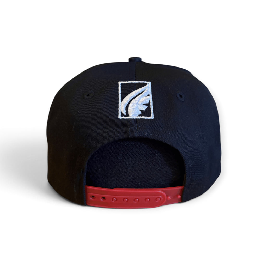 Leaf Black/Wood Camo Adjustable Snapback