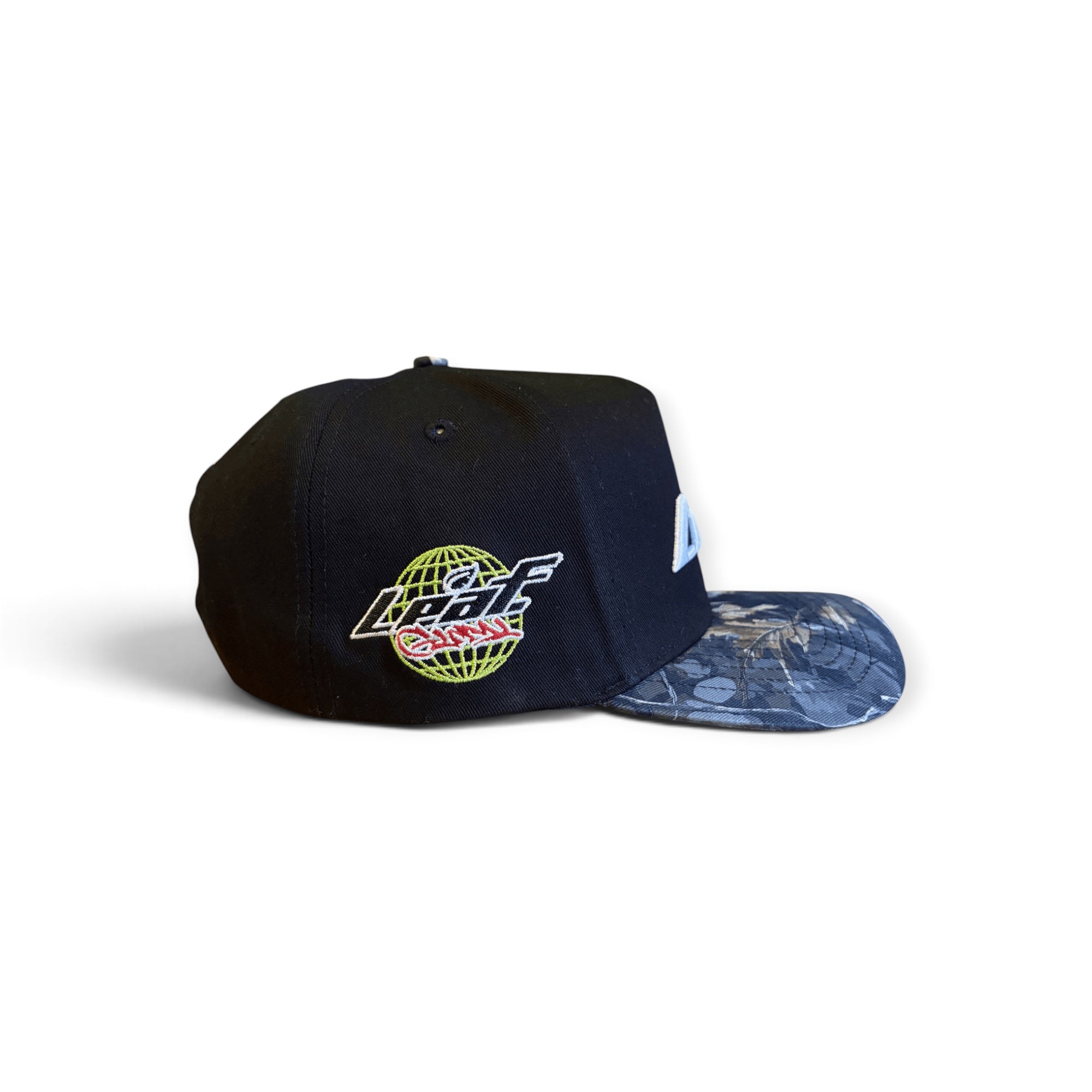 Leaf Black/Wood Camo Adjustable Snapback