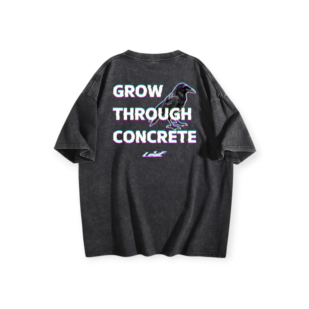 Leaf Glitch Graphic T-Shirt